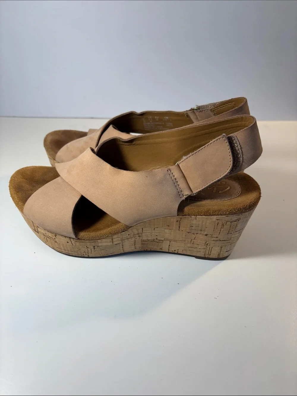 Clarks suede cross